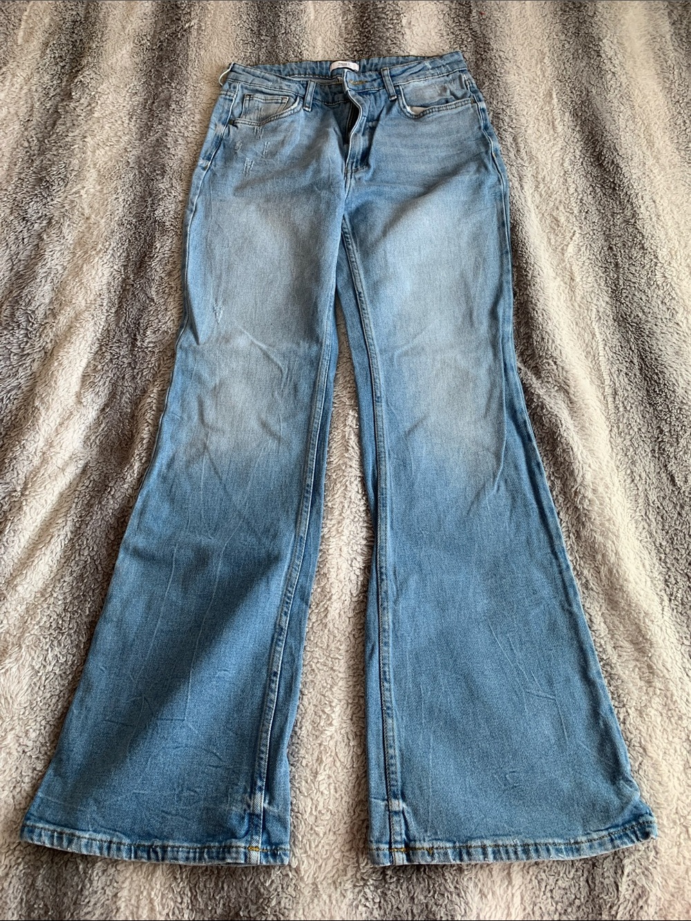 Forever 21 Light Blue Flare Jeans